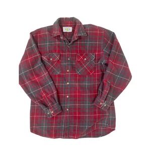 Plaid Mens‎ Flannel Alaska 1959 Wilderness Gear Sz XL